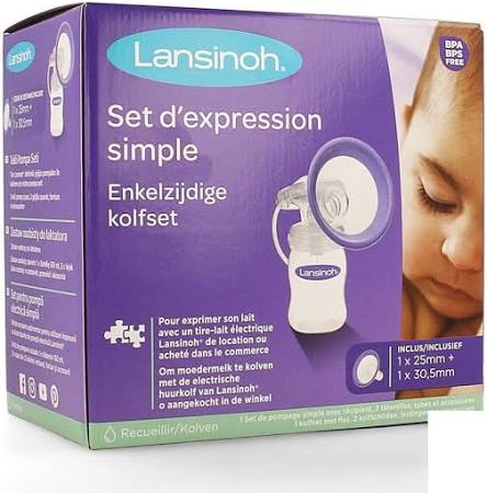 [3787-967] Lansinoh Enkelzijdige afkolfset (voor Smartpump) - Maten 25mm en 30,5mm